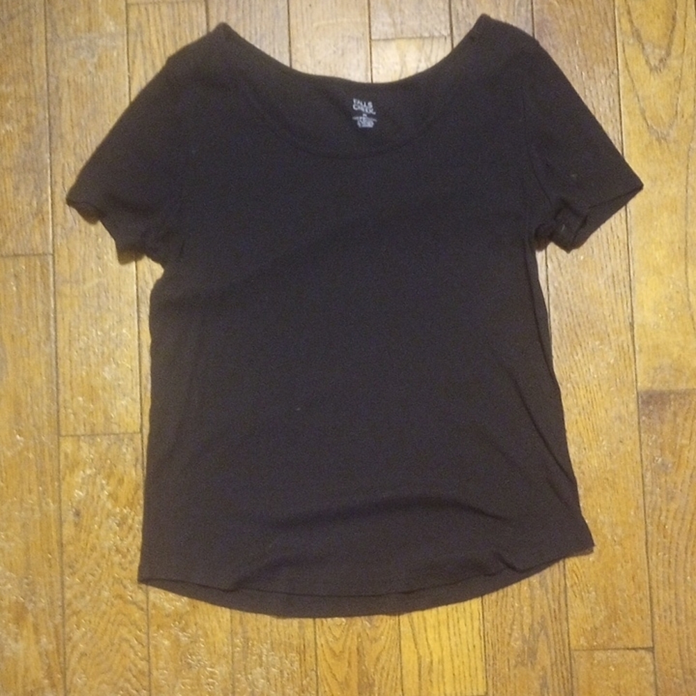 Falls Creek Black Fitted Short Sleeve T-Shirt
